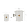 Scruffs Cantina Steel Storage Pet Food & Treat Canister Set - 2L/12L - Light Grey Pet Food Containers Scruffs® 