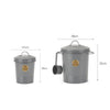 Scruffs Cantina Steel Storage Pet Food & Treat Canister Set - 2L/4L - Dark Grey Pet Food Containers Scruffs® 