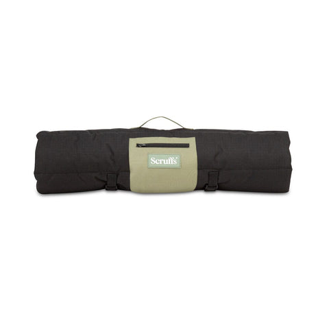 Expedition Roll Up Travel Pet Bed - Khaki Green Scruffs® 