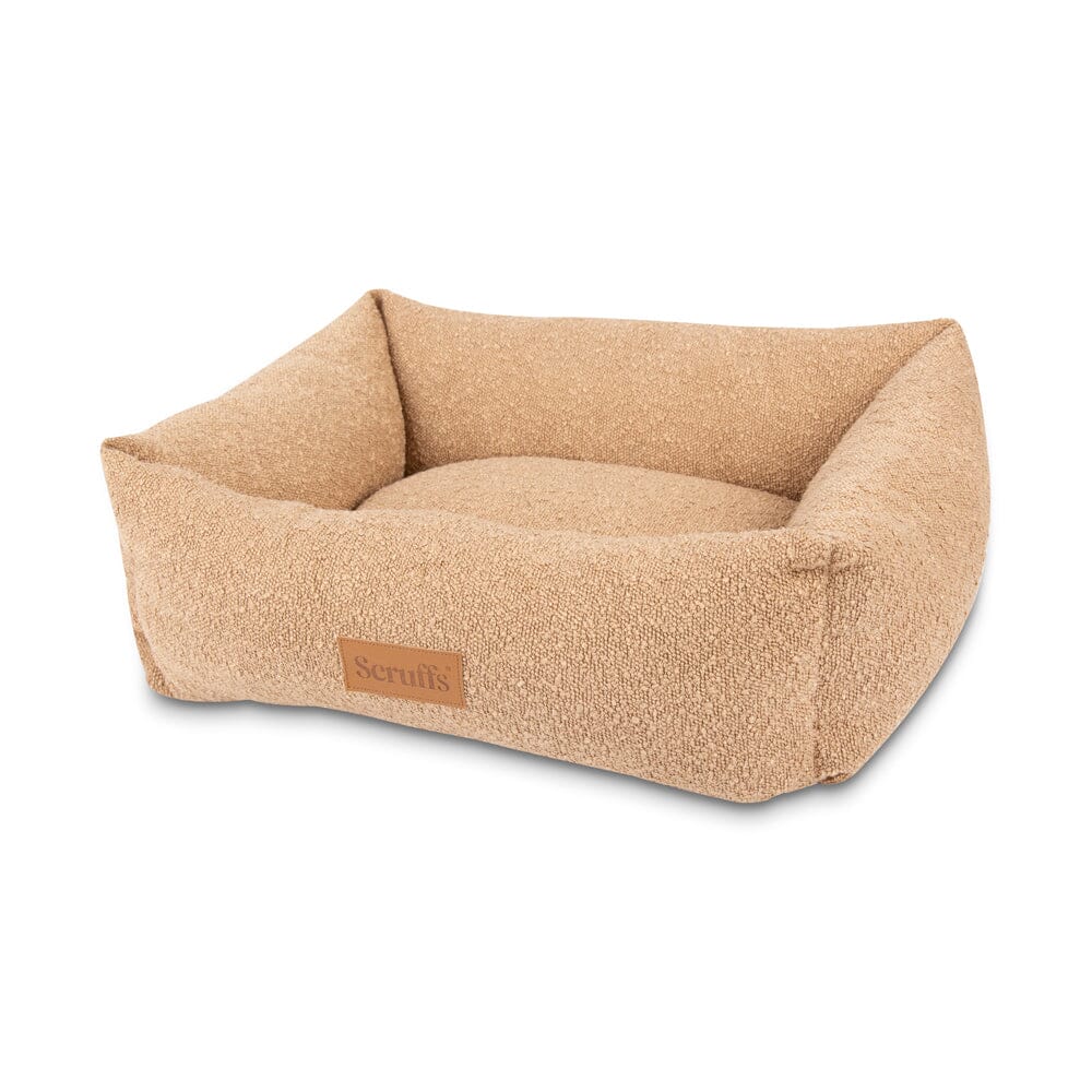 Boucle Dog Bed - Desert Brown 100% polyester Dog Bed Scruffs