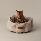 Boucle Cat Bed - Ivory Cat Bed Scruffs® 