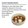 Classic 2 Piece Dog Slow Feeder & Water Bowl Set - 20cm - Grey Pet Bowls, Feeders & Waterers Scruffs® 