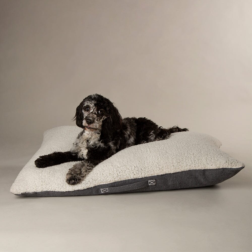 Eden 100% Recycled Pillow Bed - Charcoal Grey