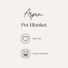 Aspen Pet Blanket - Cream Dog Blanket Scruffs® 