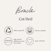 Boucle Cat Bed - Blush Pink Cat Bed Scruffs® 