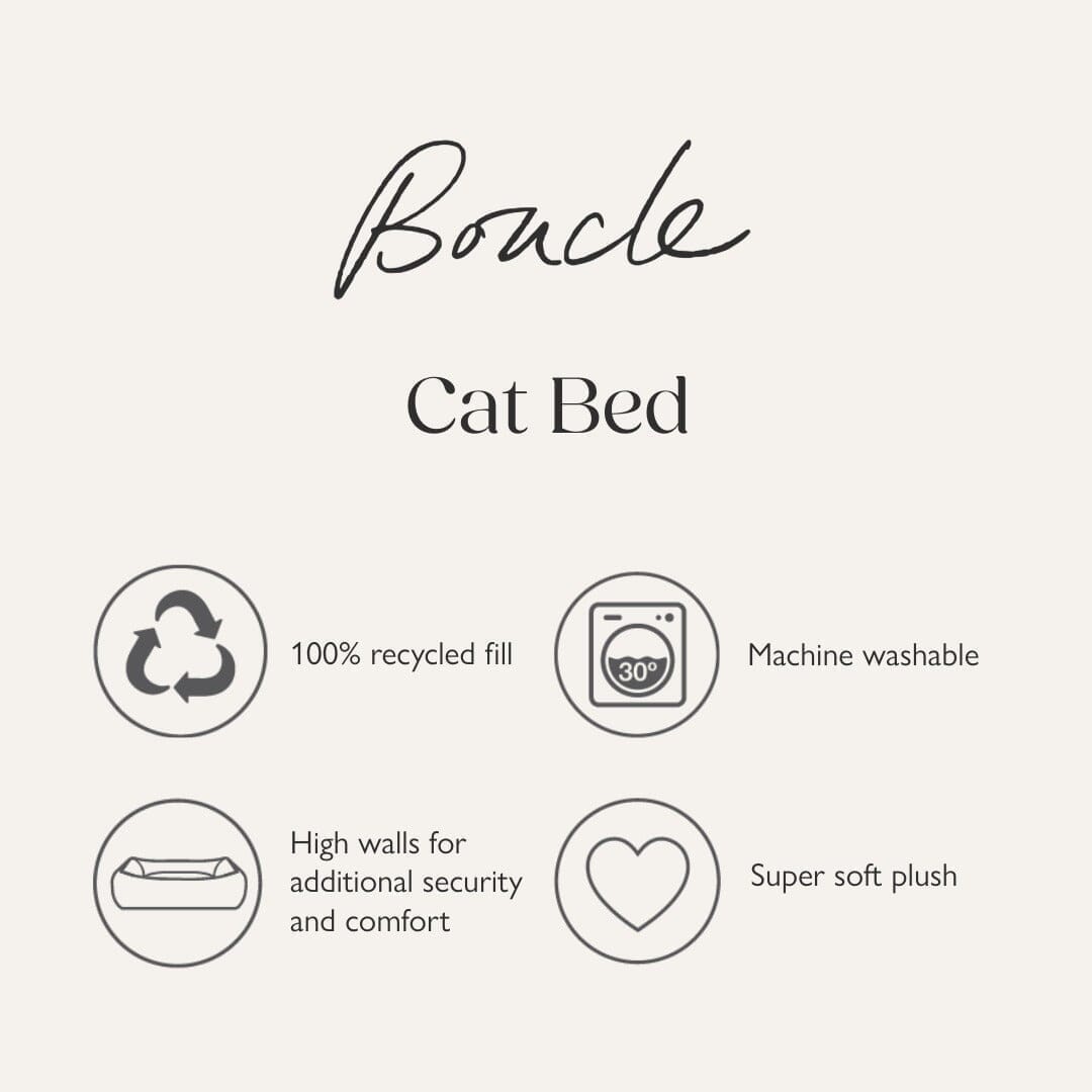 Boucle Cat Bed - Blush Pink Cat Bed Scruffs® 