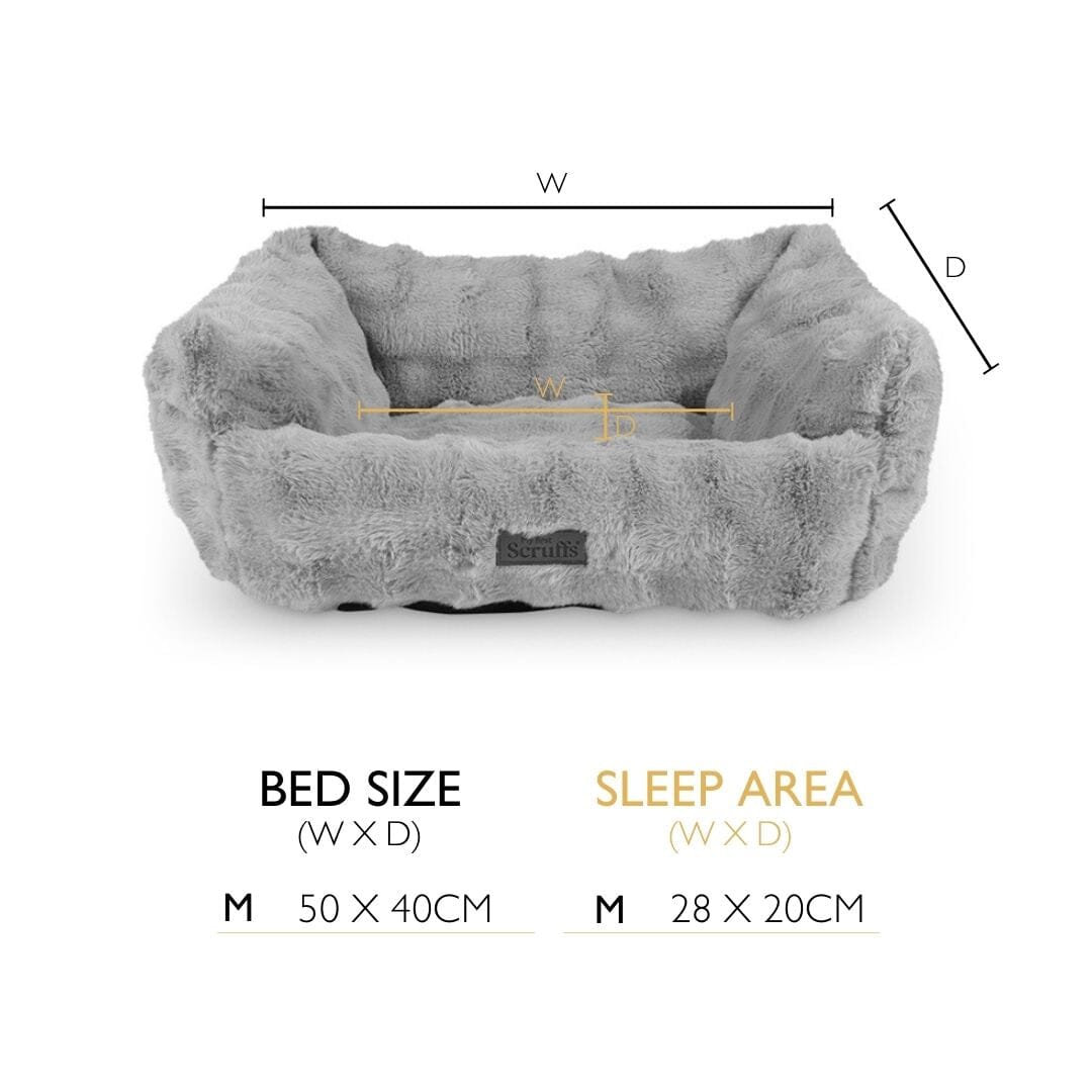 Clouds 'My First' Kitten & Puppy Box Bed - Grey Dog Bed Scruffs® 