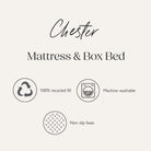 Chester Mattress - Chocolate Brown Dog Bed Scruffs® 