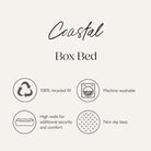 Coastal Box Bed - Green Dog Beds Scruffs® 