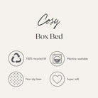 Cosy Soft-Walled Dog Bed - Sage Green Dog Bed Scruffs® 