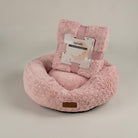 Starlight 'My First' Round Kitten & Puppy Bed & Blanket Set - Pink Dog Bed Scruffs® 