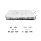 Santa Paws Mattress - Green Dog Beds Scruffs® 