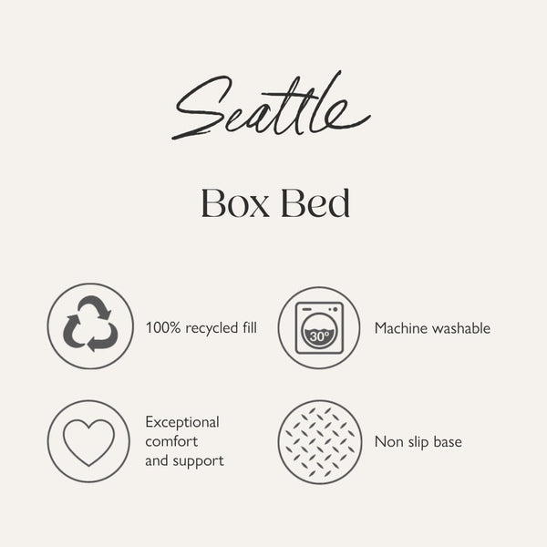 Seattle Box Bed - Coral Pink