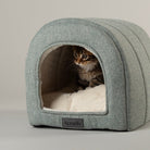 Seattle Cave Cat Bed - Topaz Green Cat Bed Scruffs® 