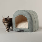 Seattle Cave Cat Bed - Topaz Green Cat Bed Scruffs® 