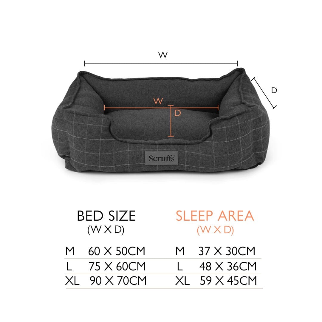 Shetland Box Bed - Brown Dog Beds Scruffs® 