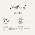 Shetland Box Bed - Brown Dog Beds Scruffs® 