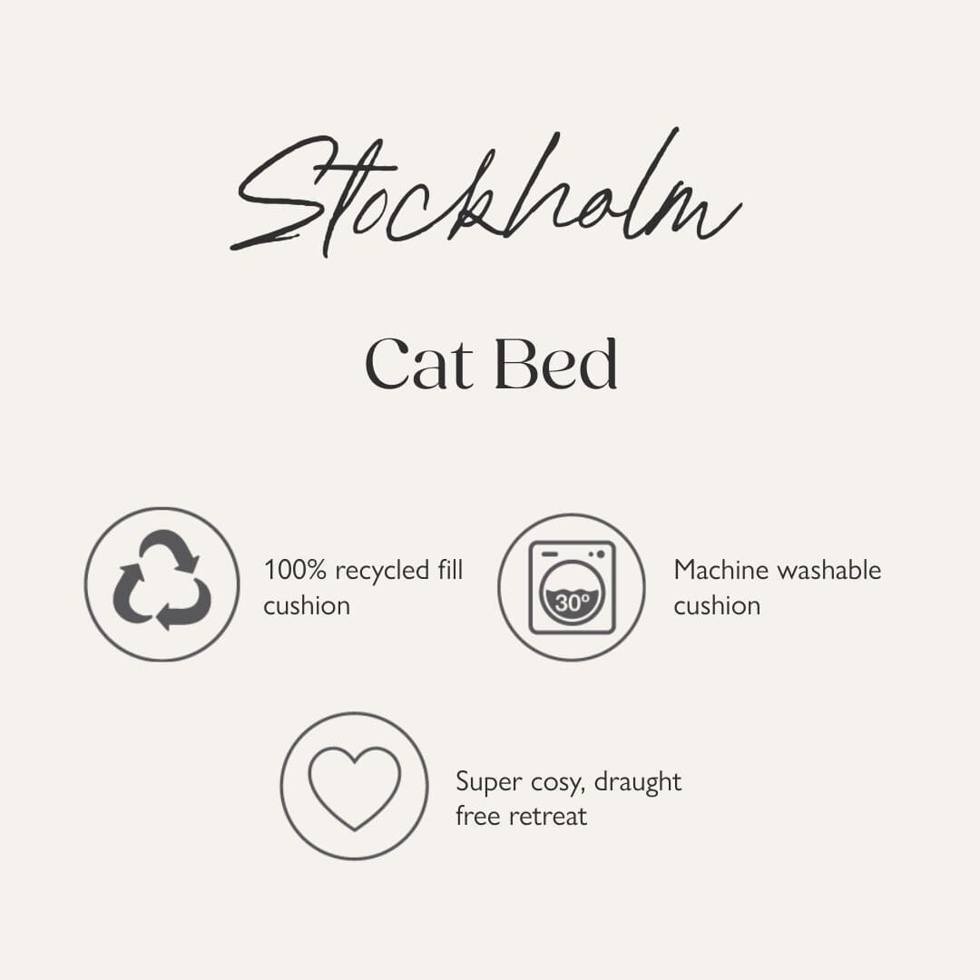 Stockholm Felt Cave Cat Bed - Tan Cat Bed Scruffs® 