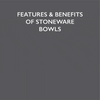 Features and benefits of stoneware dog bowls - Scruffs