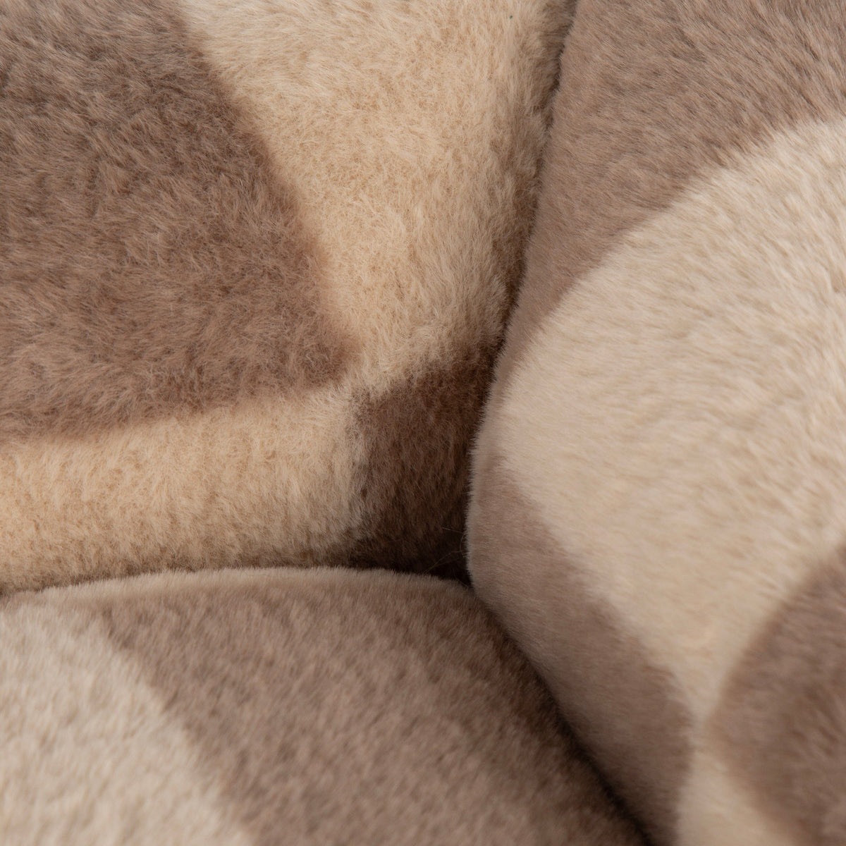 Checkerboard Box Bed - Taupe/Cream Dog Beds Scruffs® 