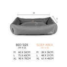 Expedition Water Resistant Box Bed - Khaki Green Scruffs® 