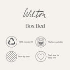 Wilton Box Bed - Chocolate Brown Dog Beds Scruffs® 