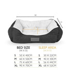 Wilton Box Bed - Navy Blue Dog Beds Scruffs® 