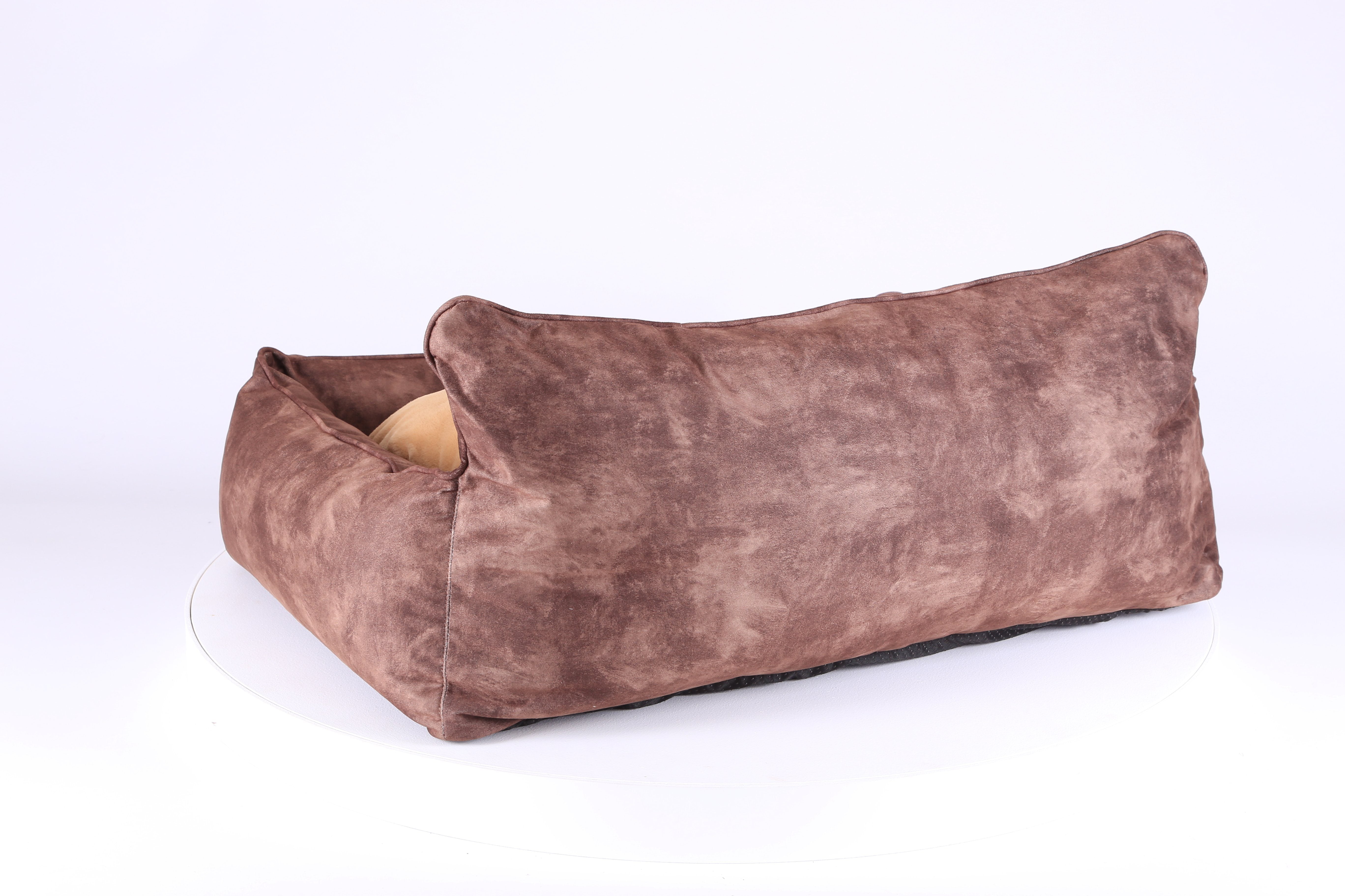 Kensington Box Bed - Chocolate Dog Bed Scruffs® 