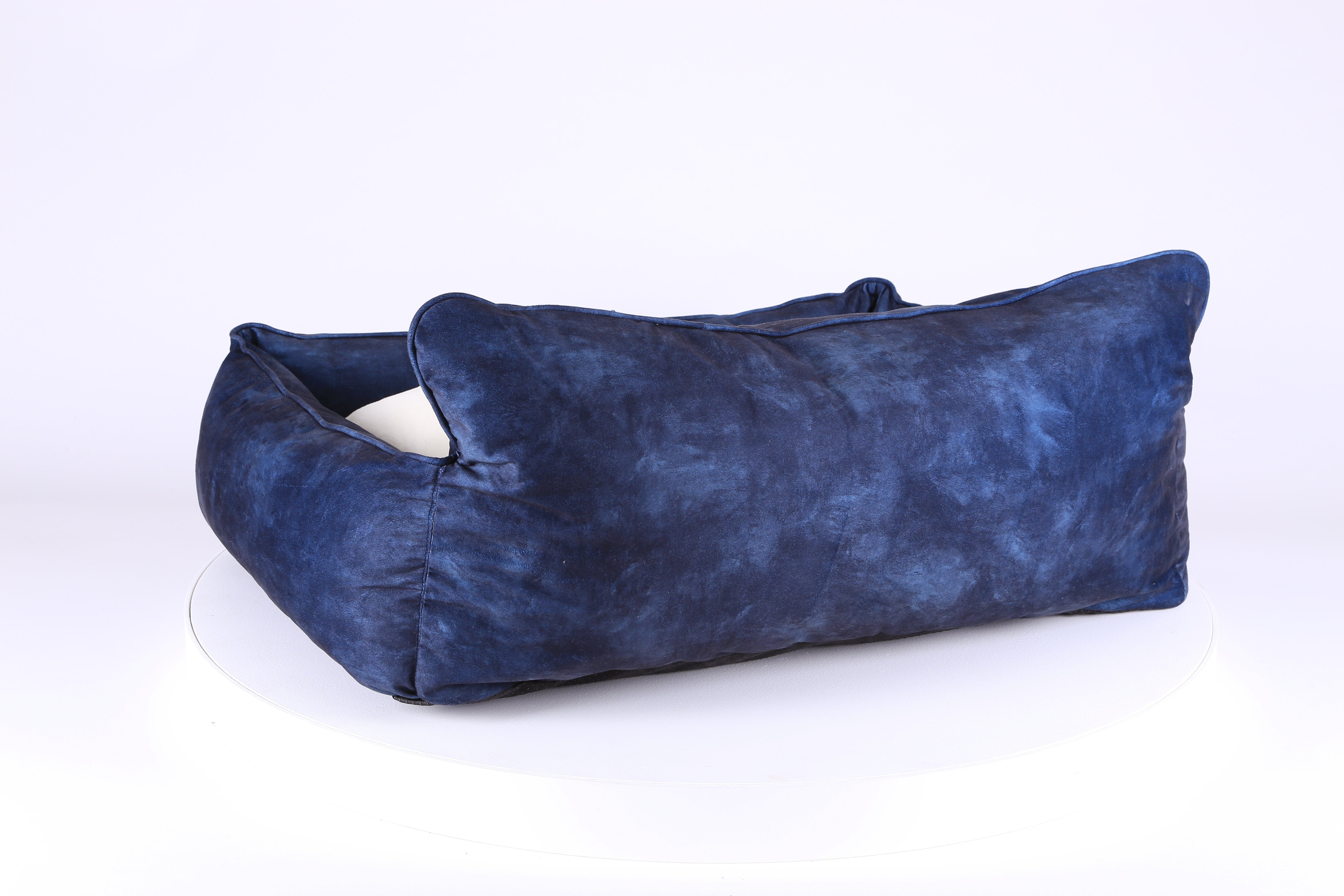 Kensington Box Bed - Navy Dog Bed Scruffs® 
