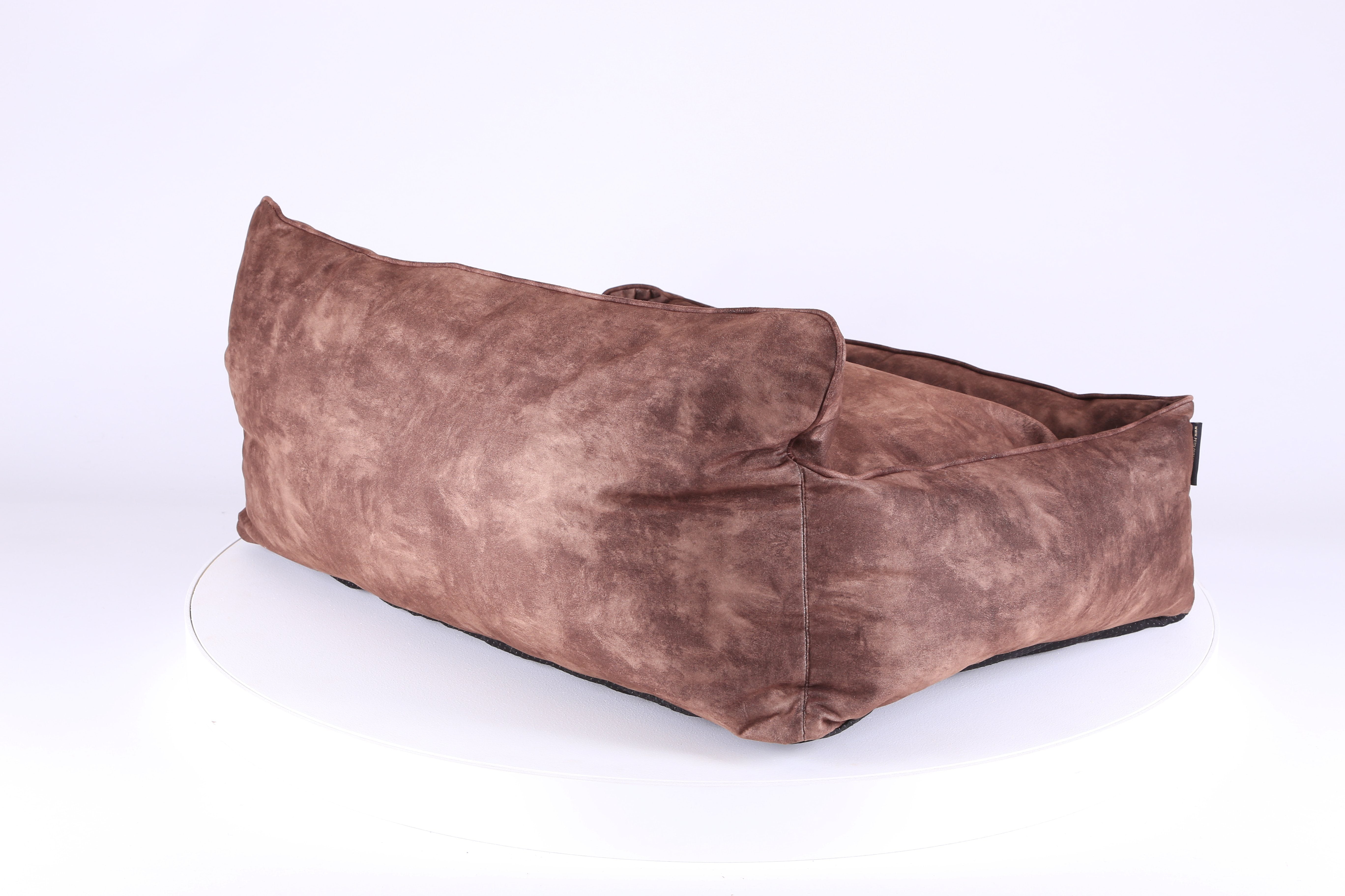 Kensington Box Bed - Chocolate Dog Bed Scruffs® 