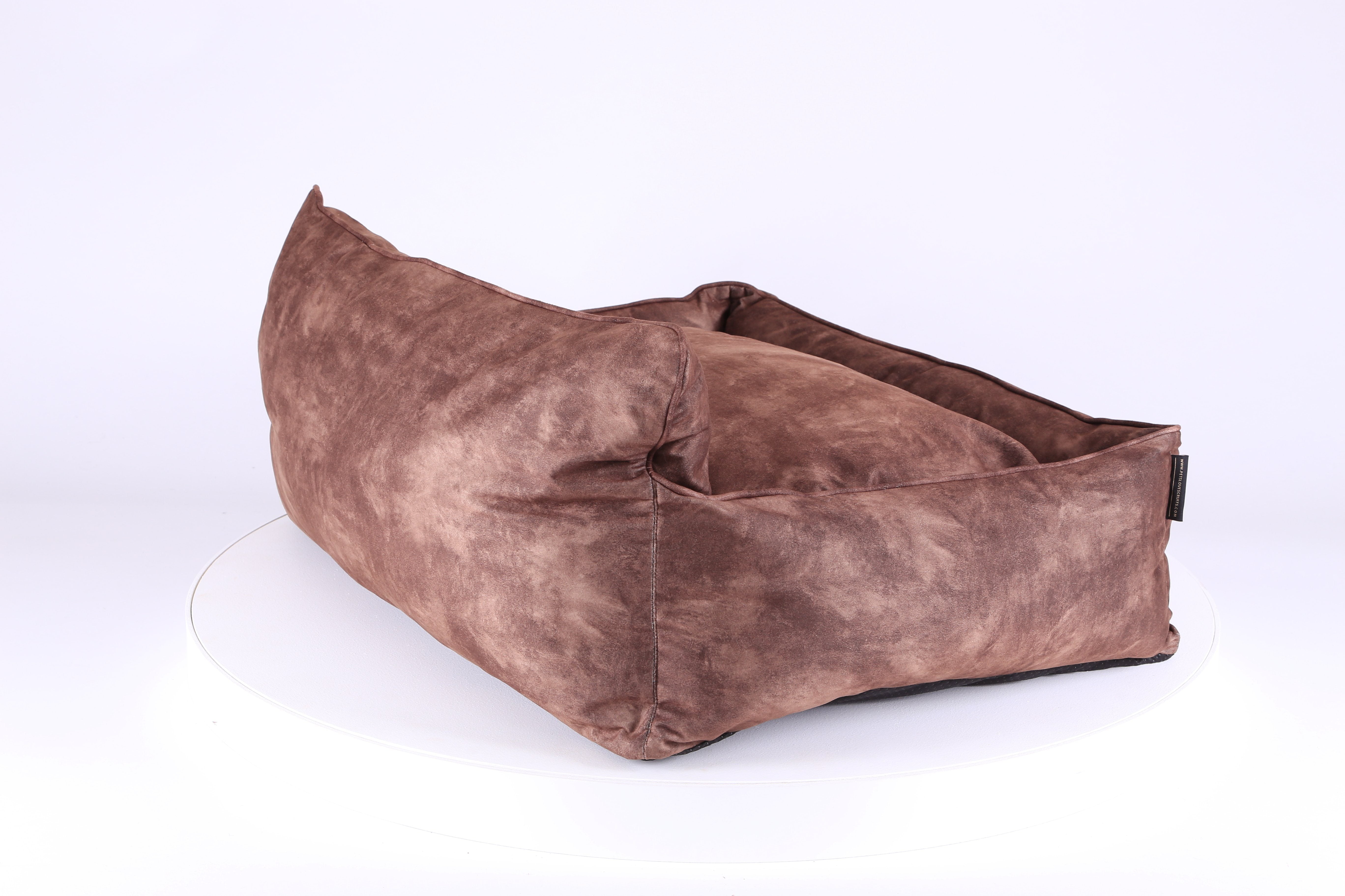 Kensington Box Bed - Chocolate Dog Bed Scruffs® 