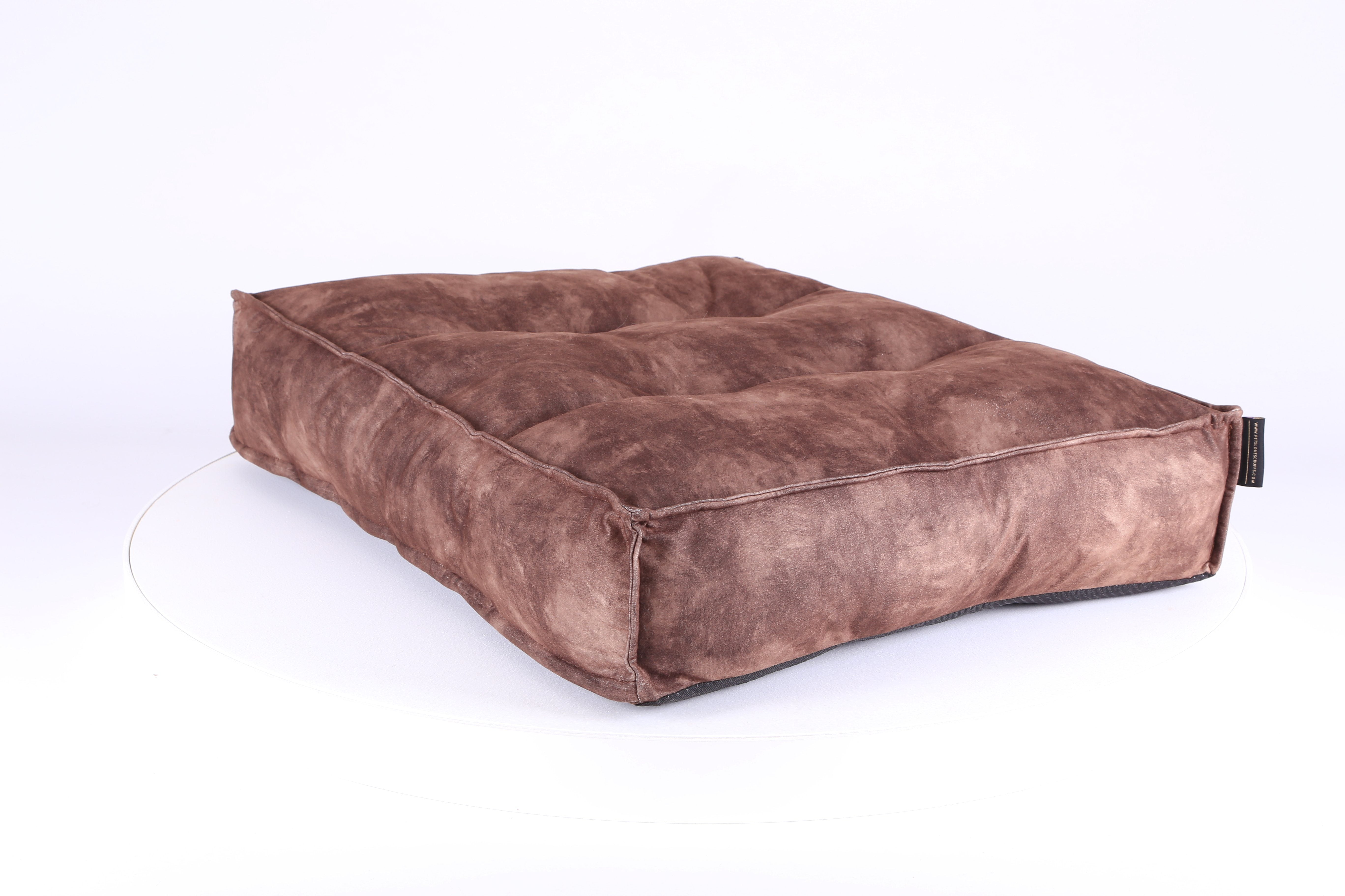 Kensington Mattress - Chocolate Dog Bed Scruffs® 