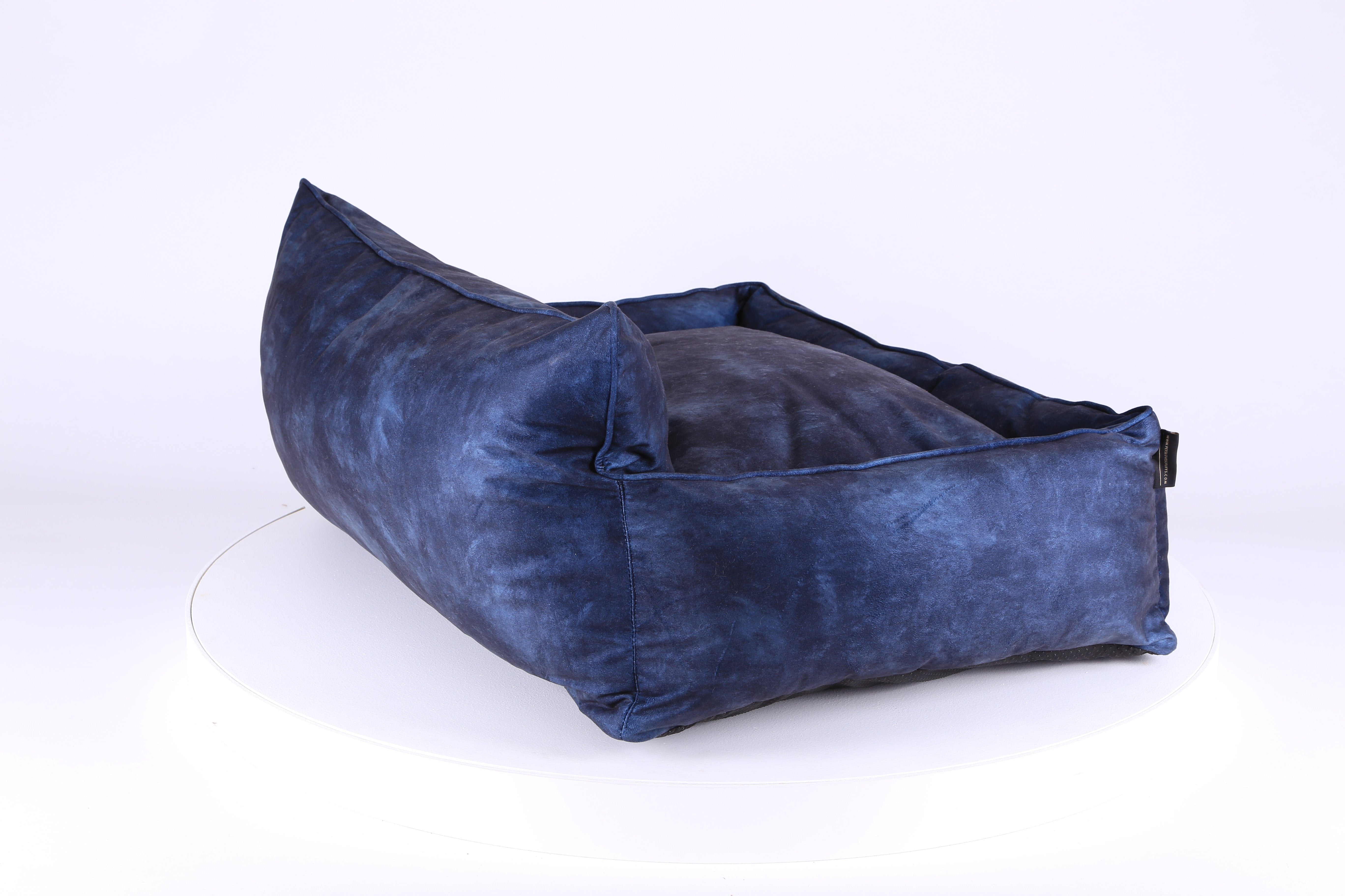 Kensington Box Bed - Navy Dog Bed Scruffs® 