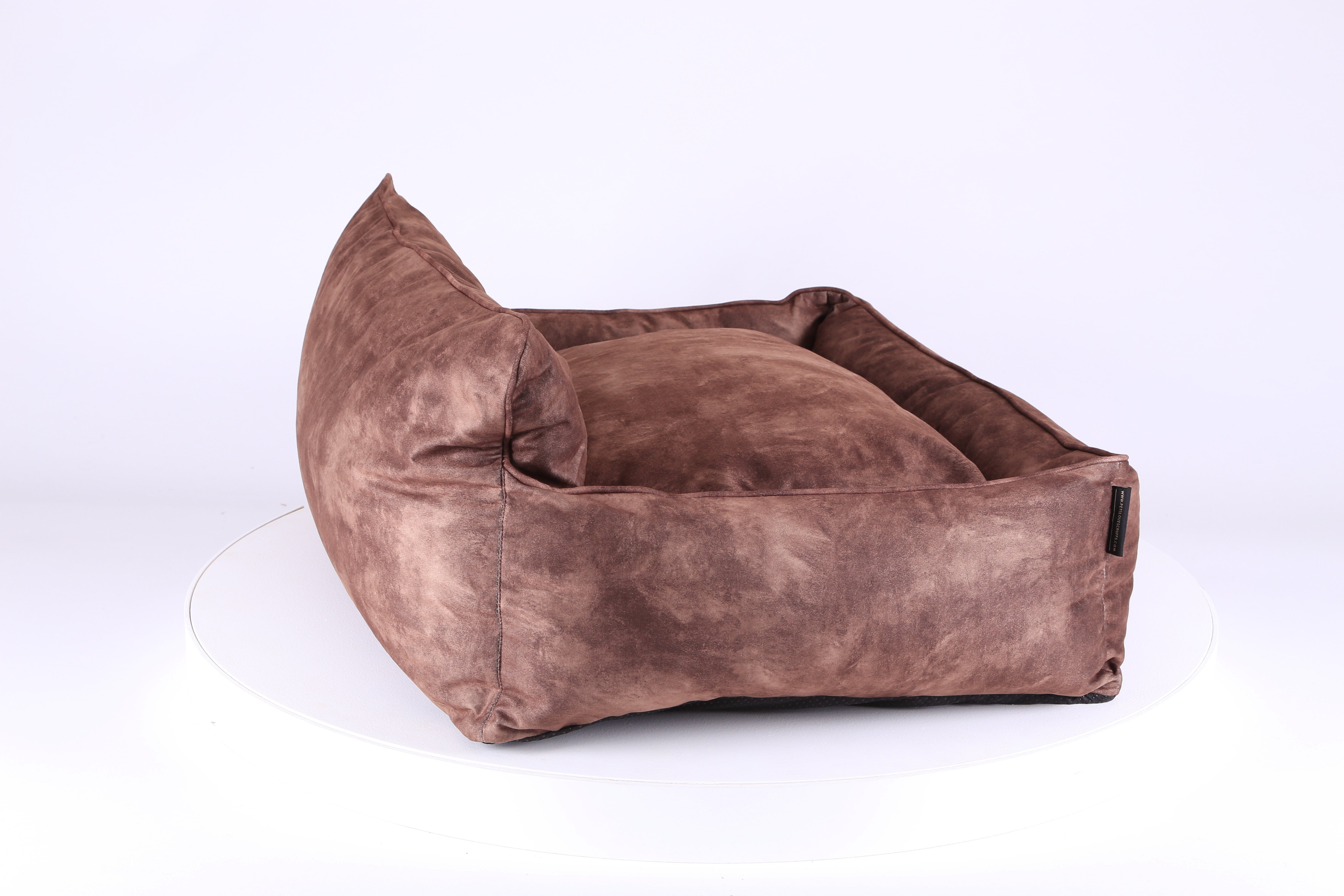 Kensington Box Bed - Chocolate Dog Bed Scruffs® 