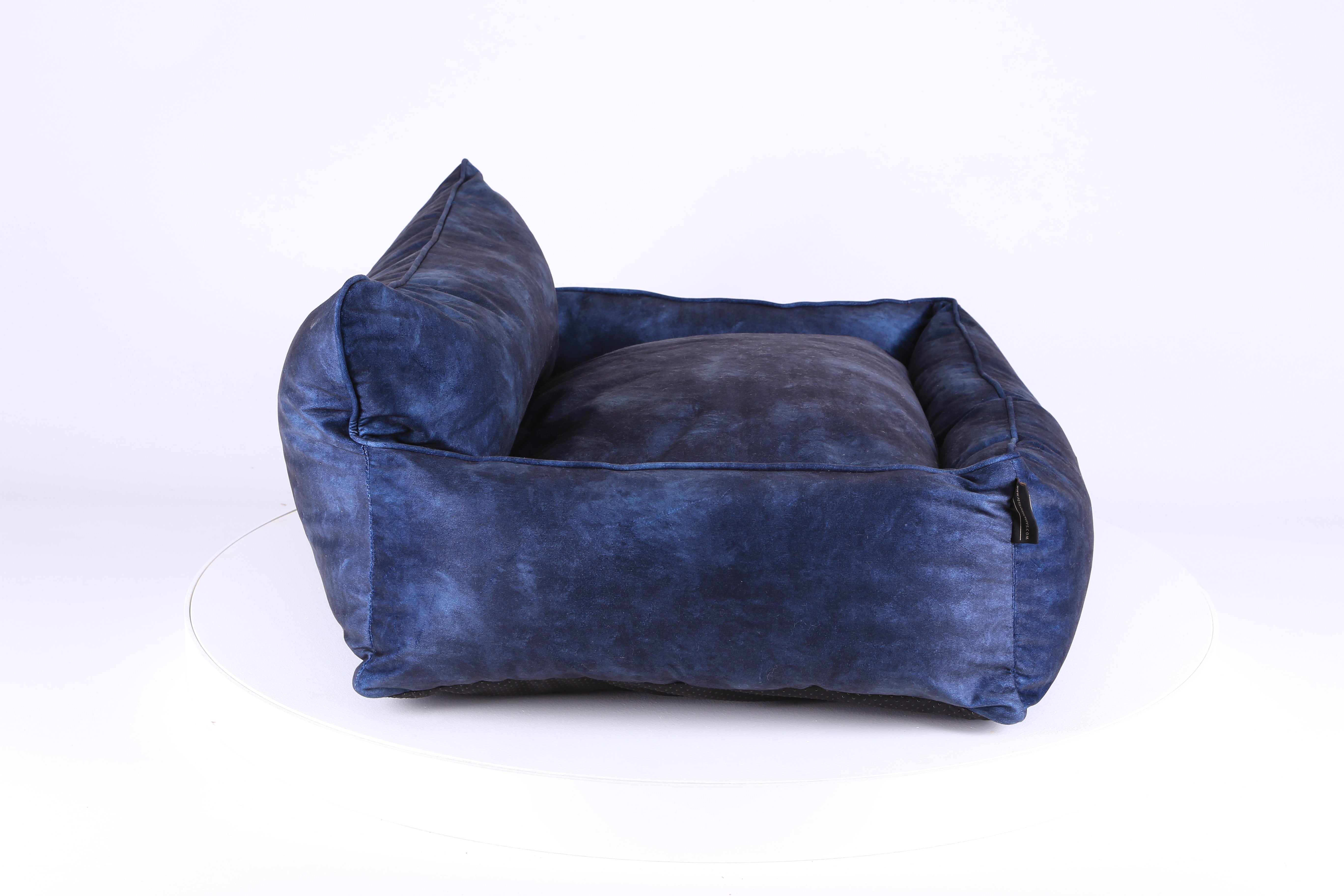 Kensington Box Bed - Navy Dog Bed Scruffs® 