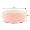 Classic & Icon 2 Piece Dog Food & Water Bowl Set - 19cm | 20cm - Pink/Cream Pet Bowls, Feeders & Waterers Scruffs® 