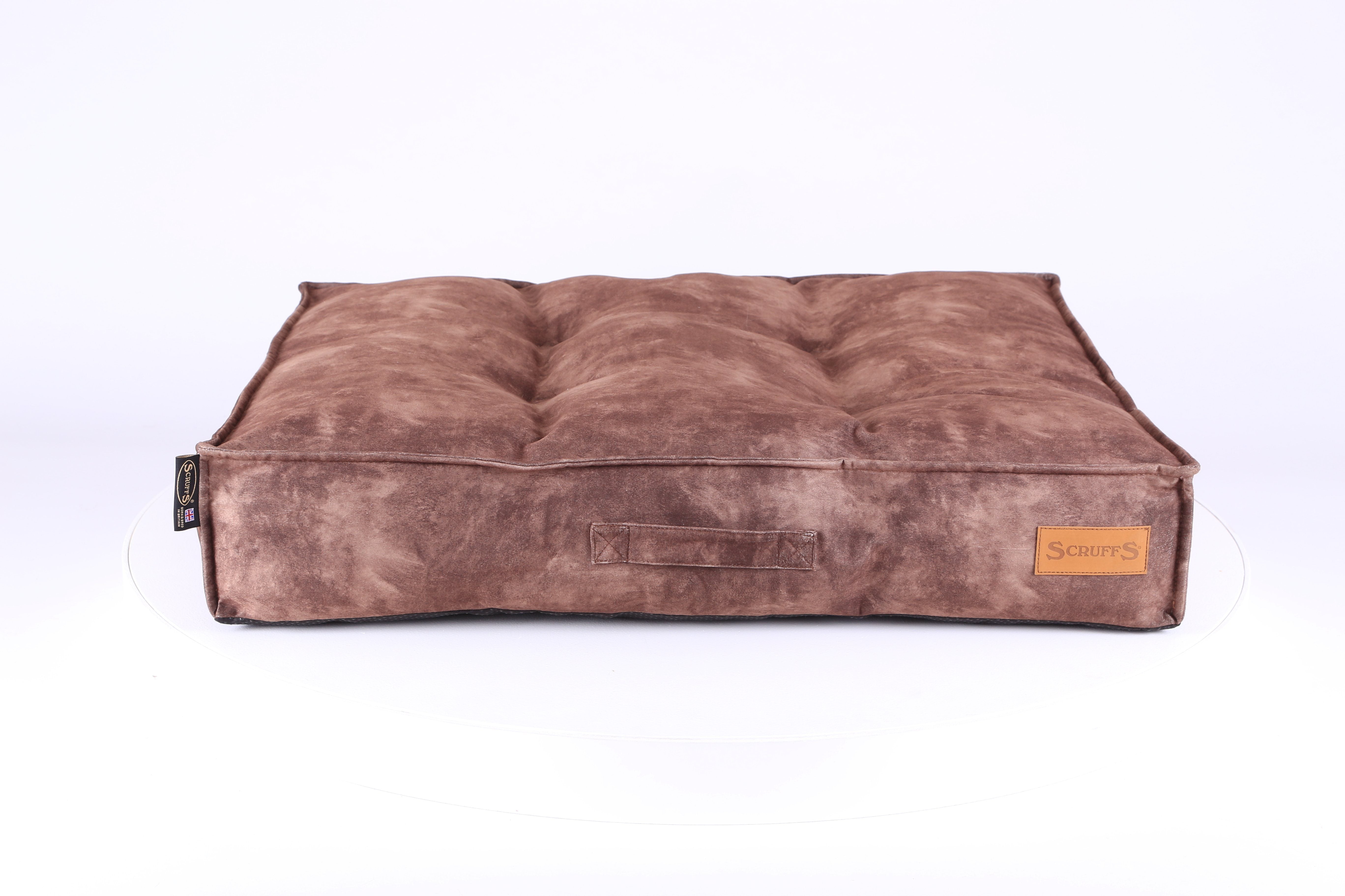 Kensington Mattress - Chocolate Dog Bed Scruffs® 