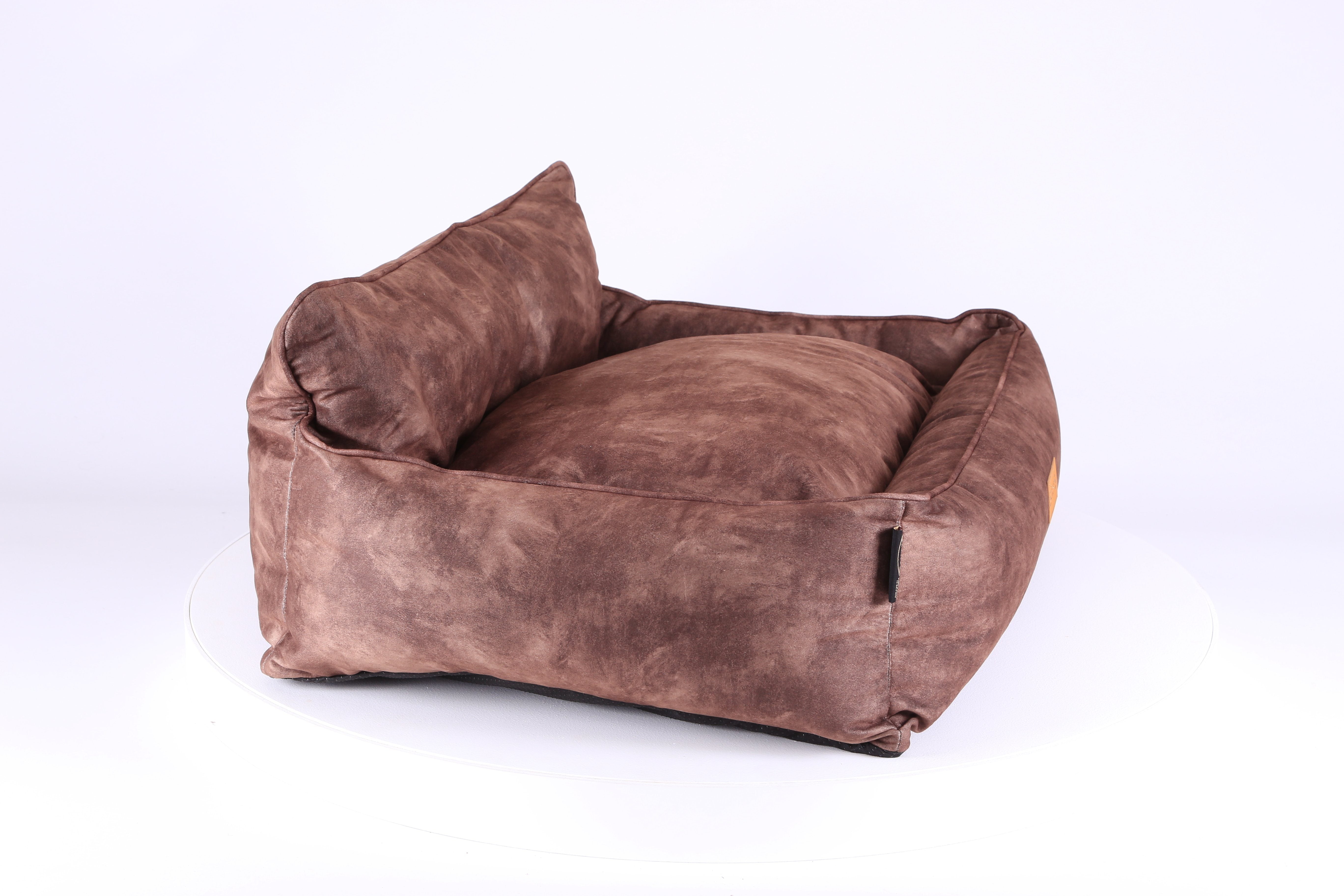 Kensington Box Bed - Chocolate Dog Bed Scruffs® 