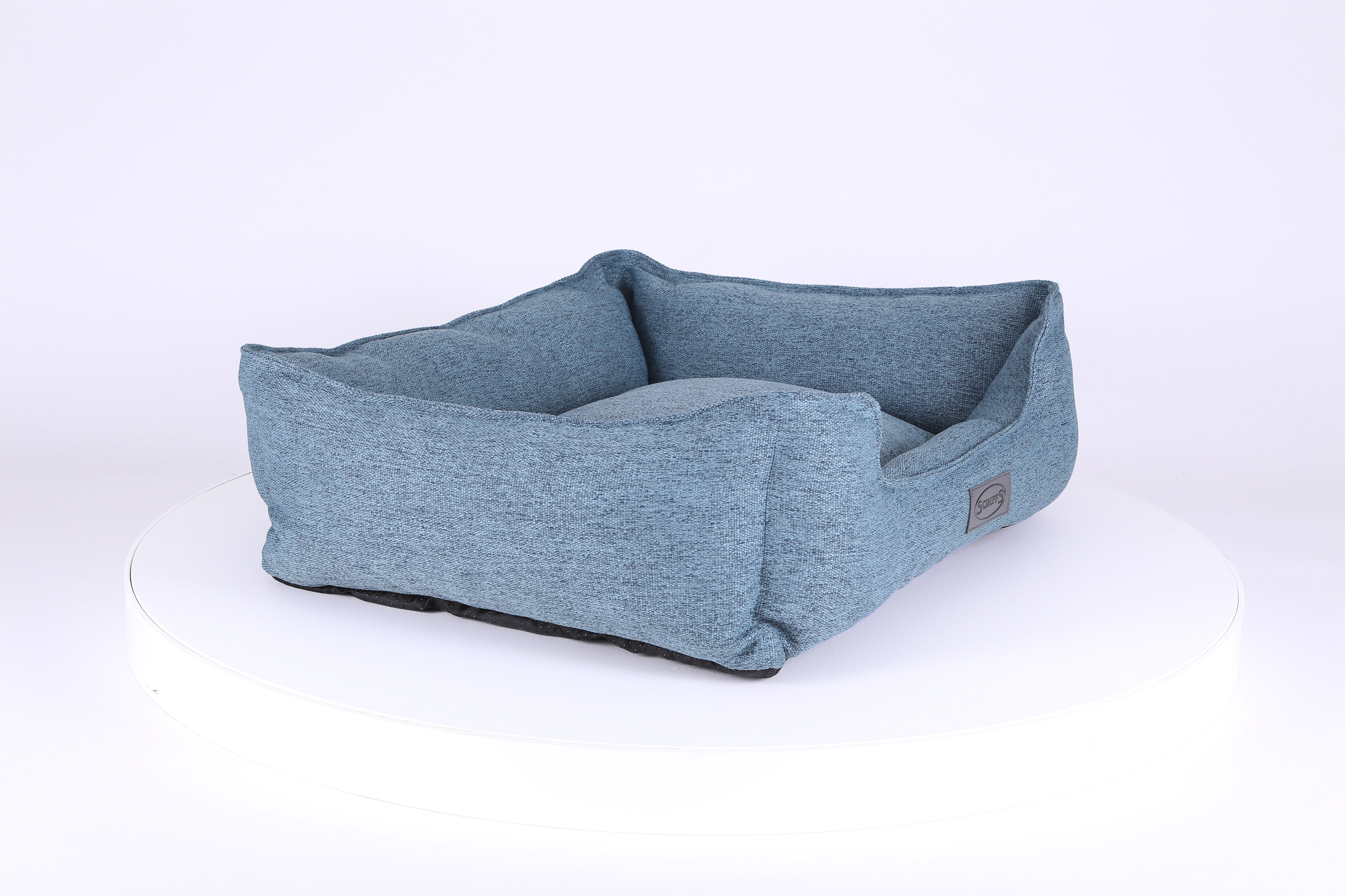 Manhattan Box Bed - Denim Blue Dog Bed Scruffs® 