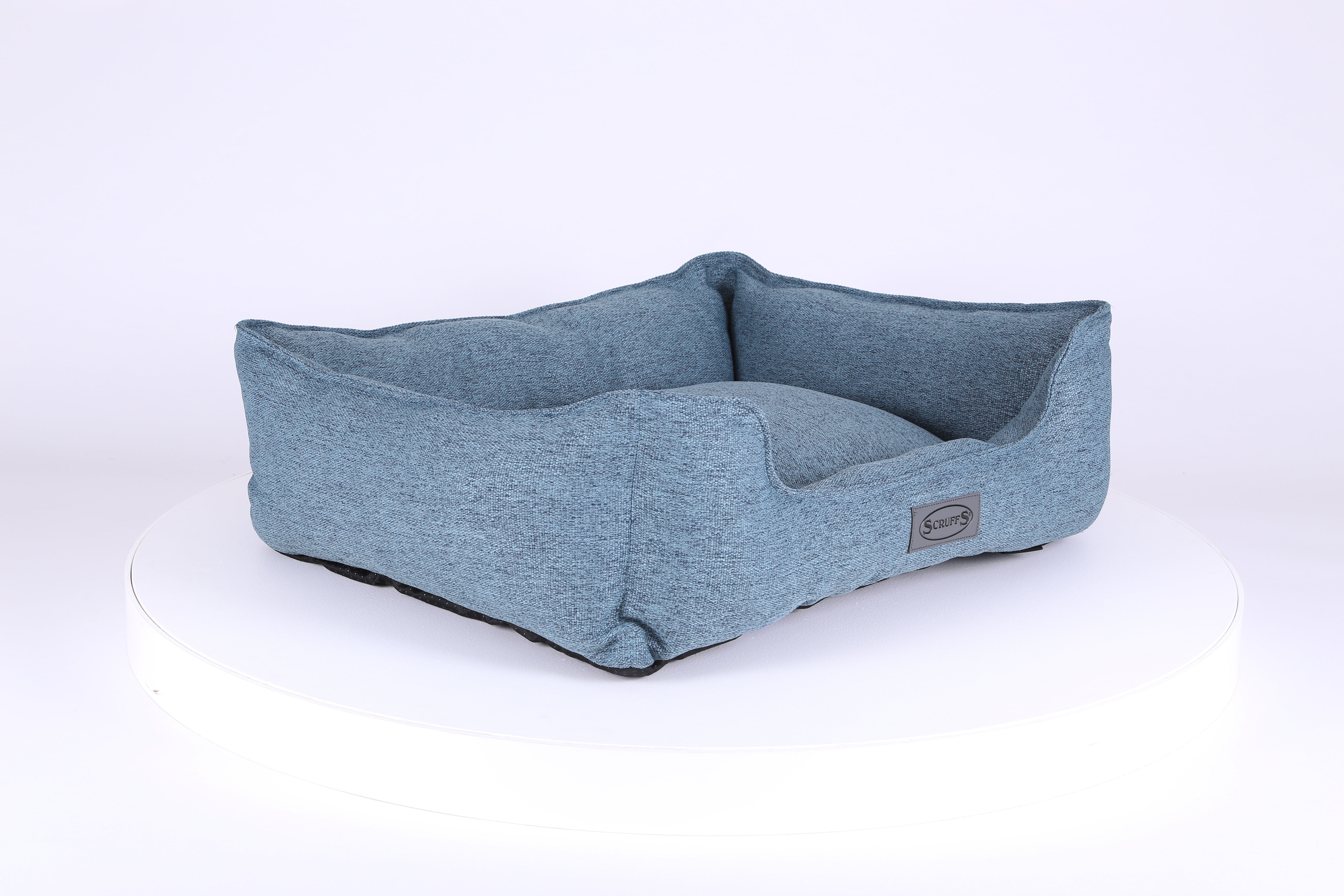 Manhattan Box Bed - Denim Blue Dog Bed Scruffs® 