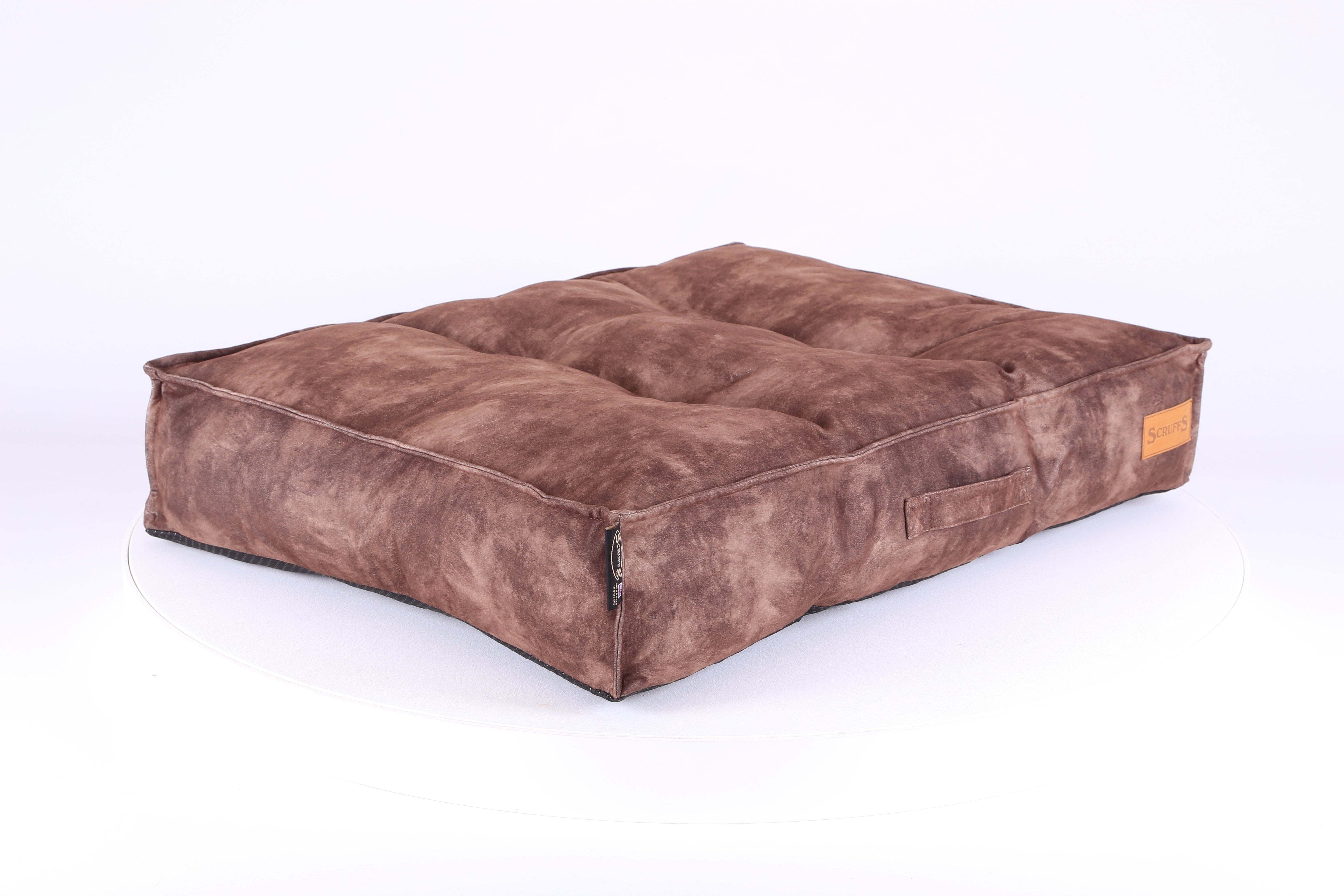 Kensington Mattress - Chocolate Dog Bed Scruffs® 