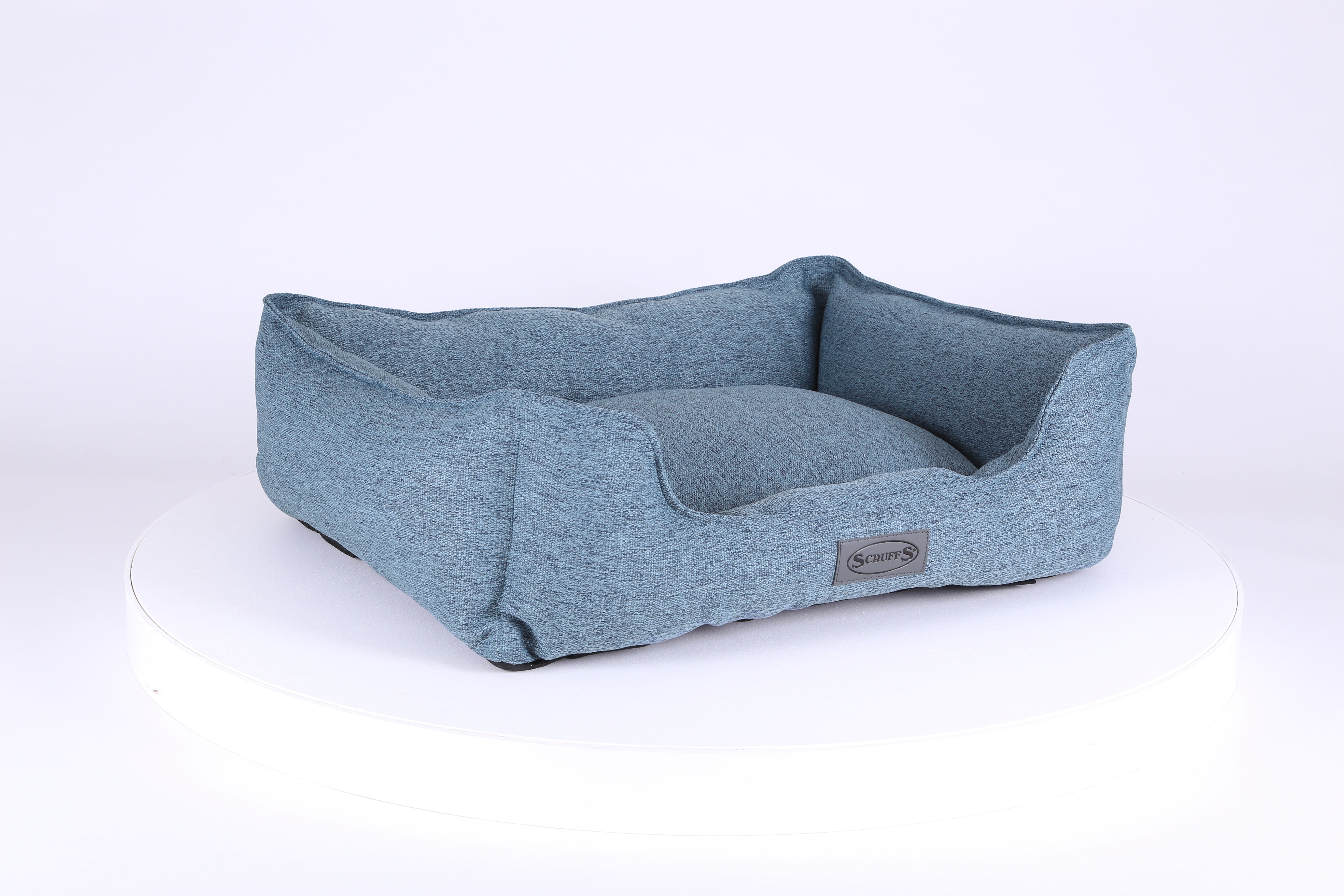 Manhattan Box Bed - Denim Blue Dog Bed Scruffs® 