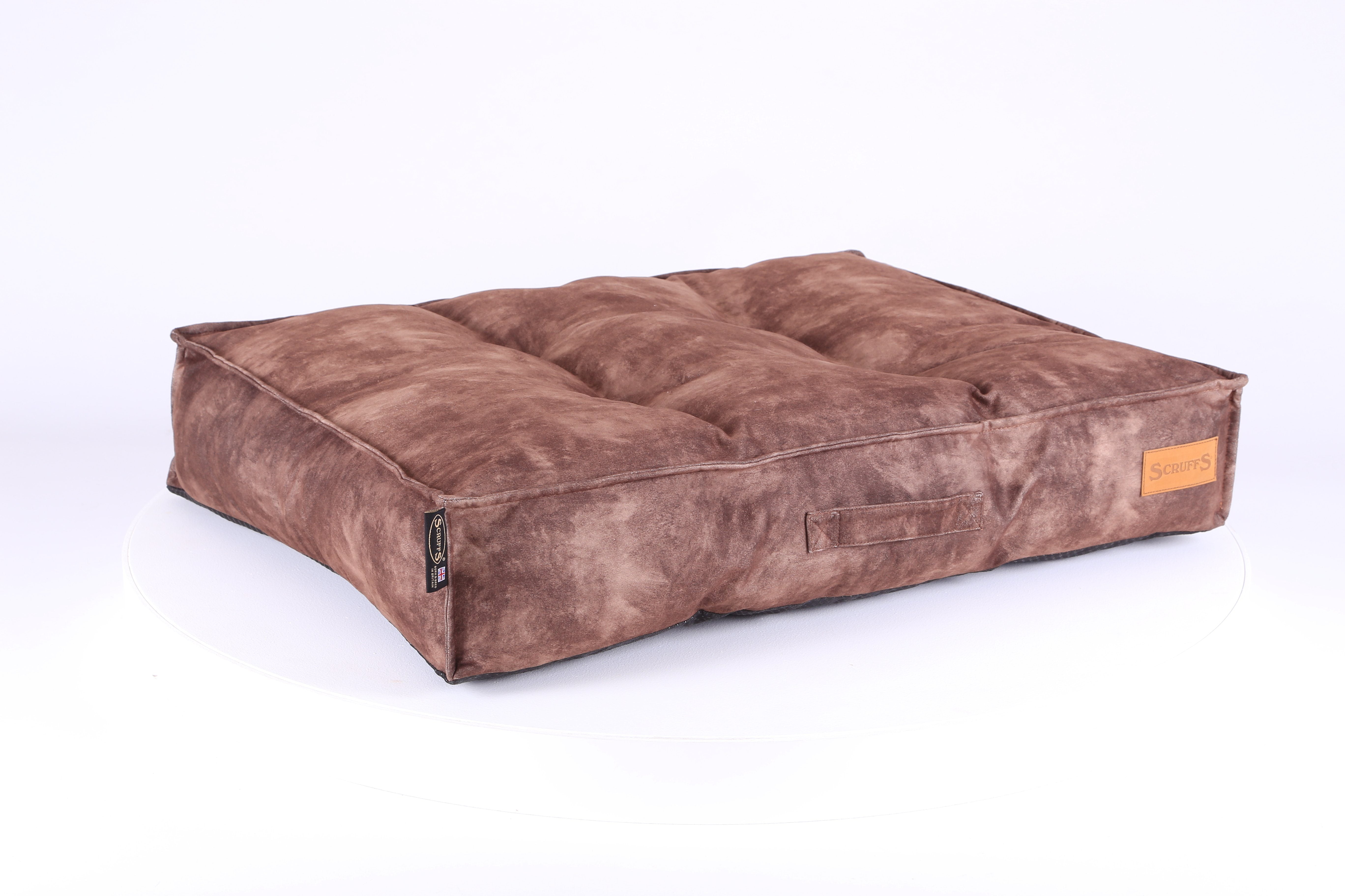 Kensington Mattress - Chocolate Dog Bed Scruffs® 
