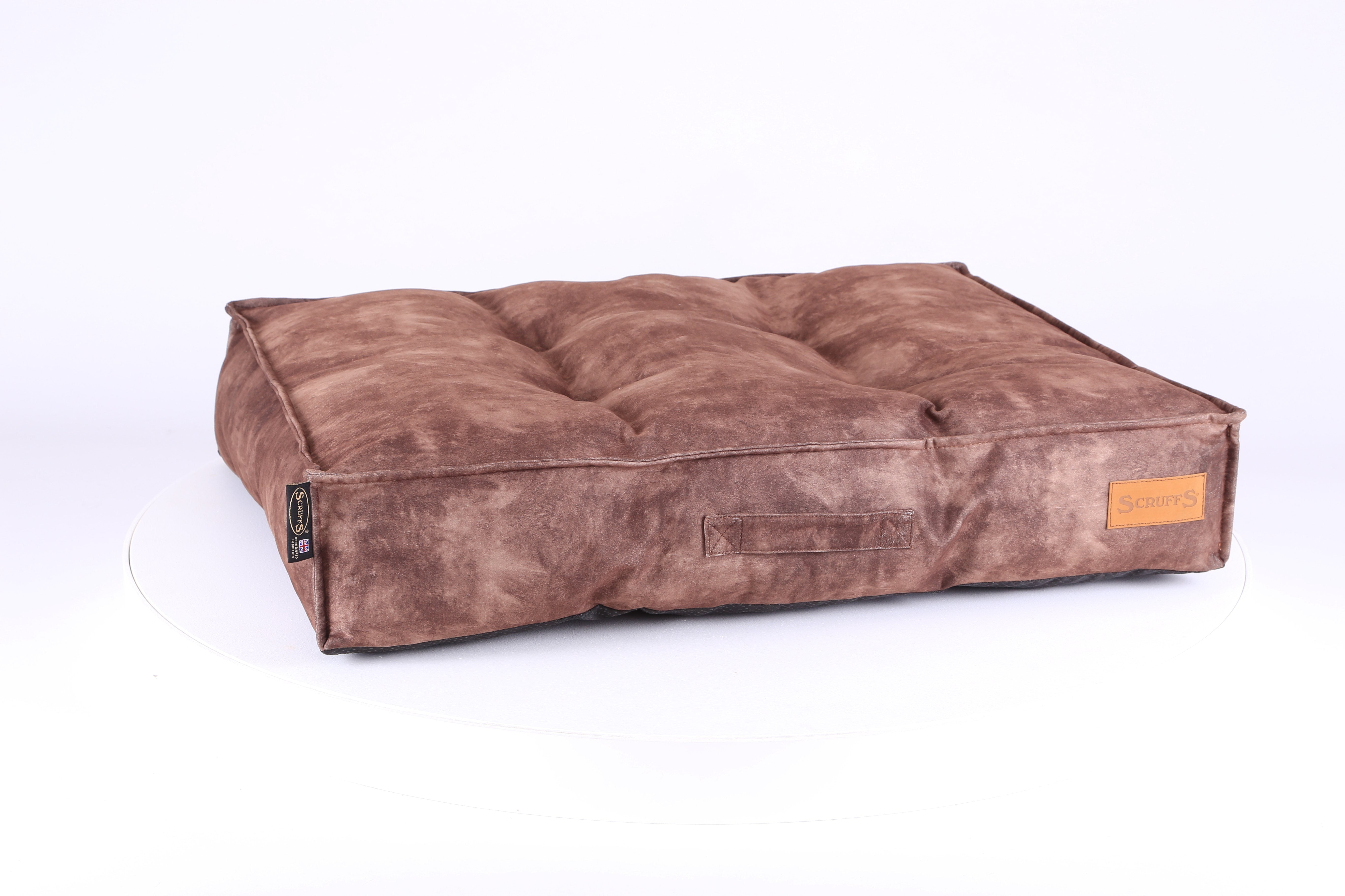Kensington Mattress - Chocolate Dog Bed Scruffs® 
