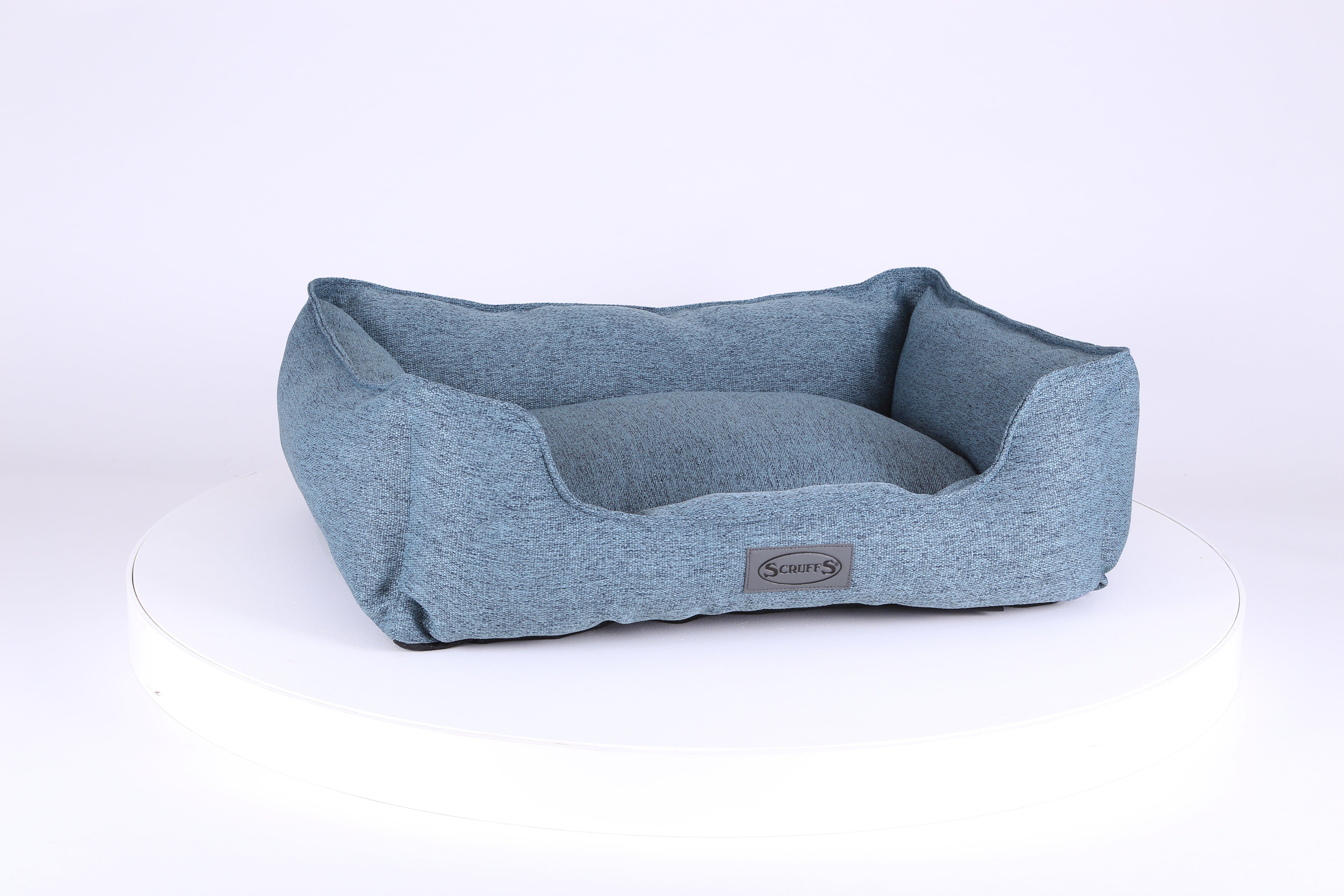 Manhattan Box Bed - Denim Blue Dog Bed Scruffs® 