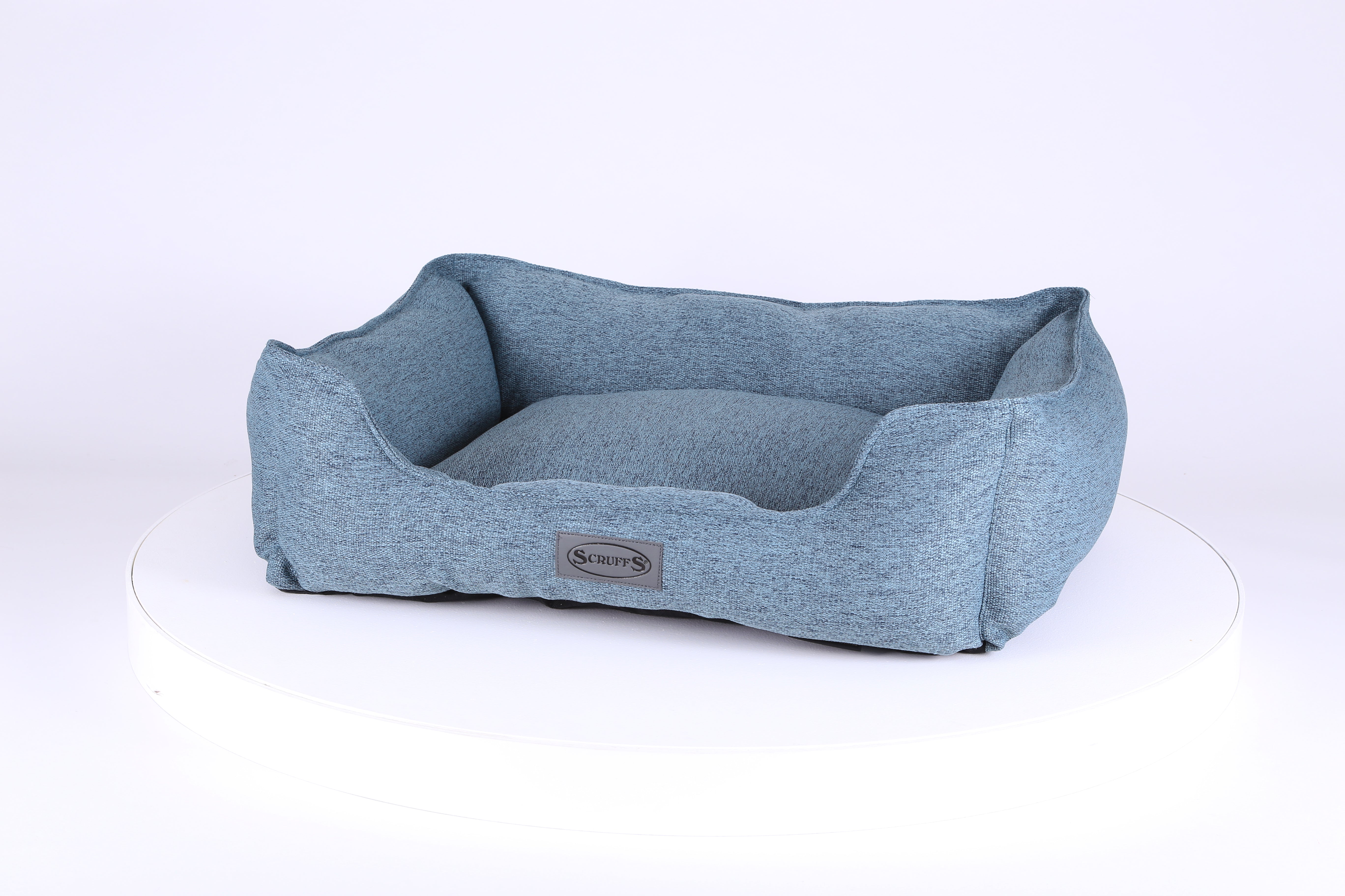 Manhattan Box Bed - Denim Blue Dog Bed Scruffs® 