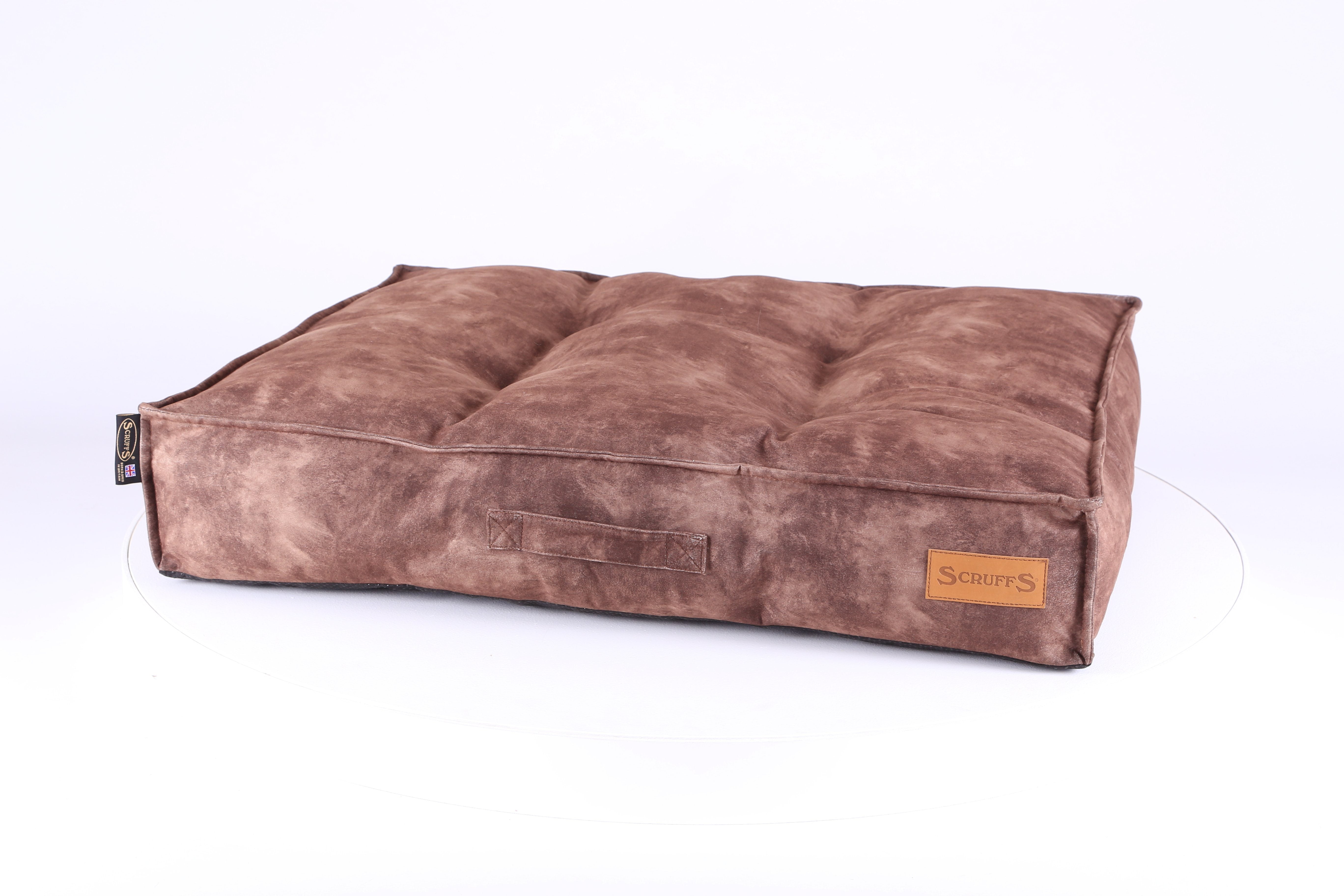 Kensington Mattress - Chocolate Dog Bed Scruffs® 