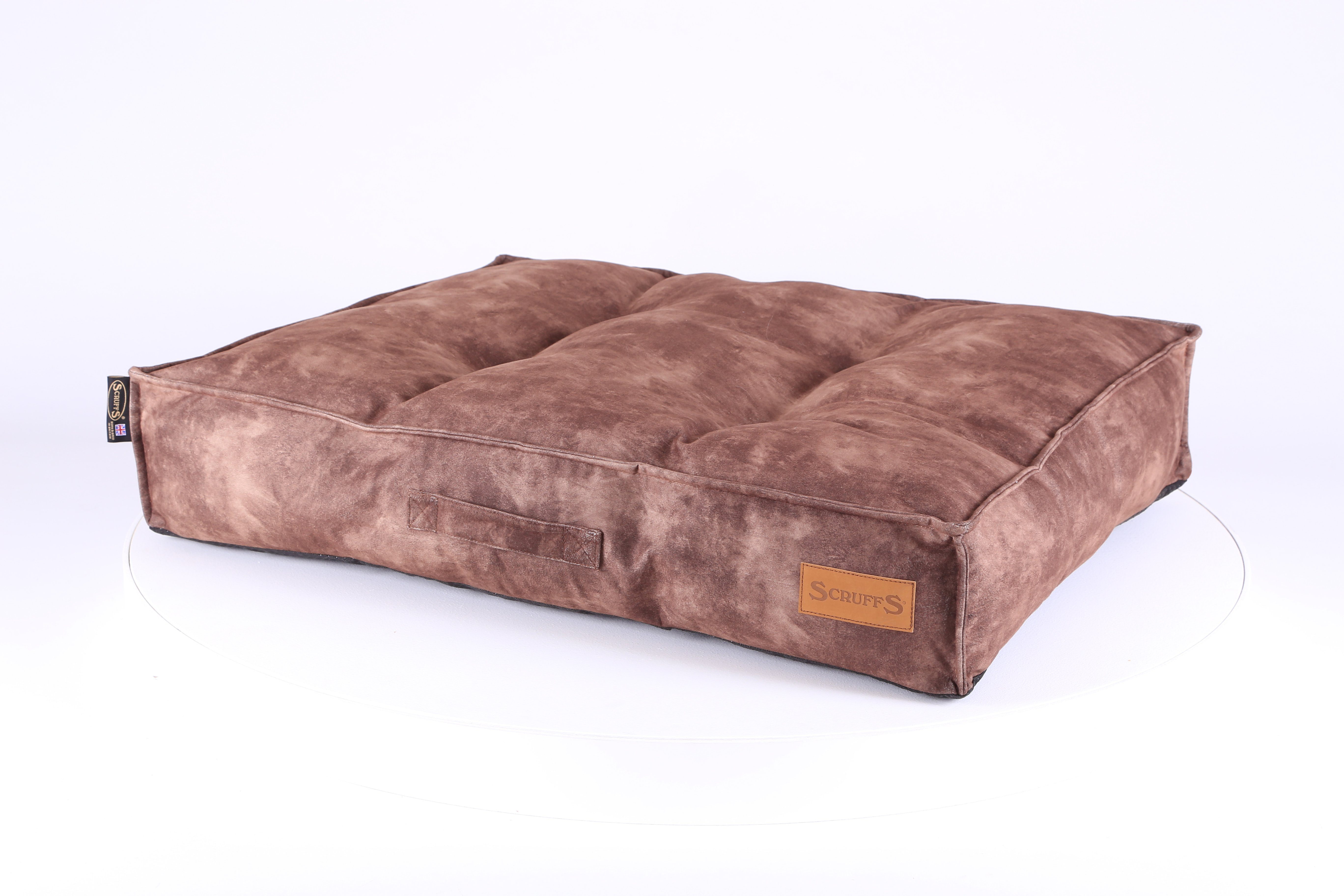 Kensington Mattress - Chocolate Dog Bed Scruffs® 