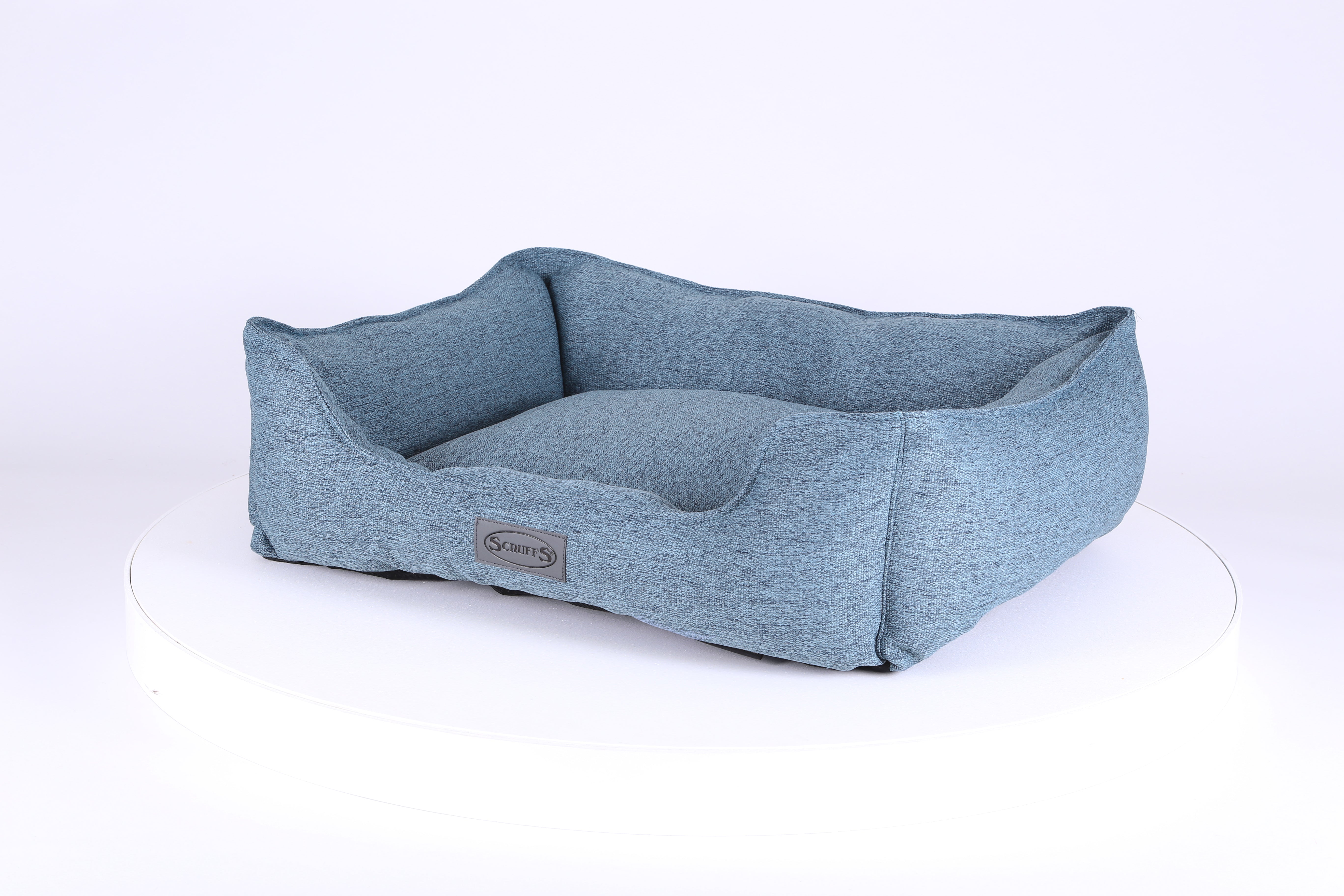 Manhattan Box Bed - Denim Blue Dog Bed Scruffs® 