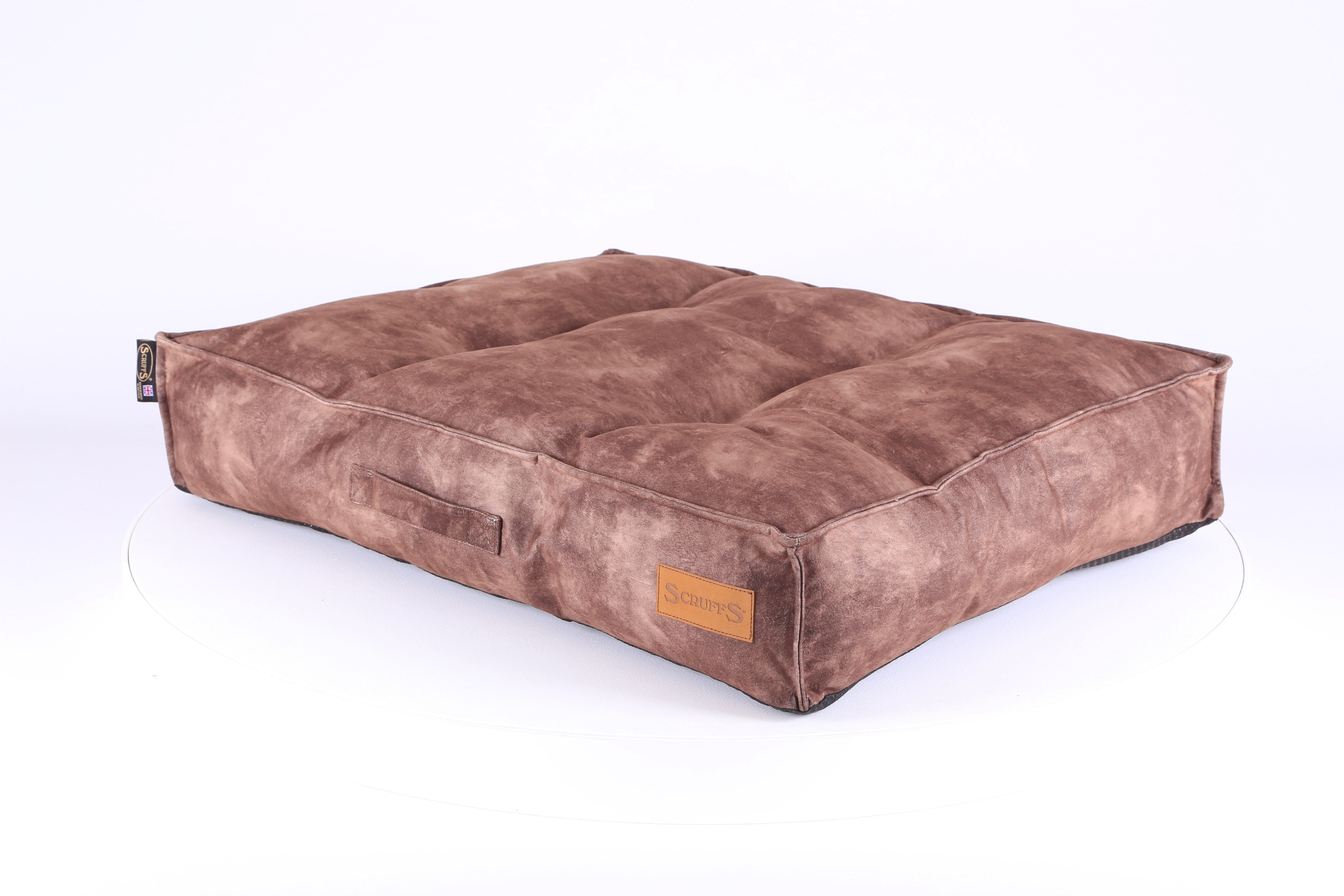 Kensington Mattress - Chocolate Dog Bed Scruffs® 